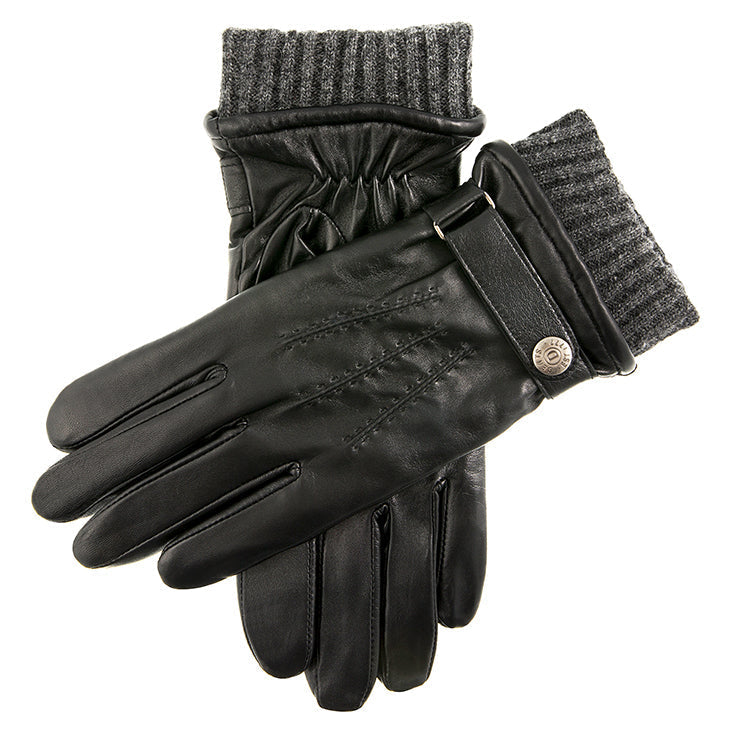 Dents Henley Men's Warm-Lined Touchscreen Leather Gloves