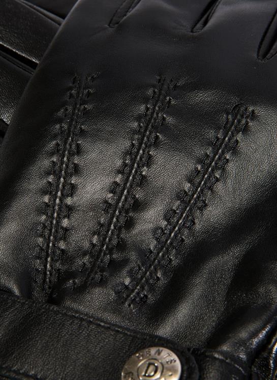 Dents Henley Men's Warm-Lined Touchscreen Leather Gloves