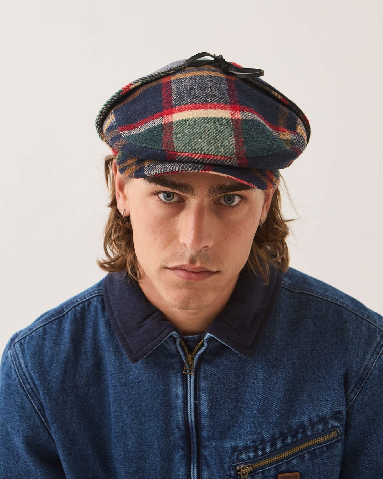 Brixton Barrel Earflap Flat Cap - City Hatters