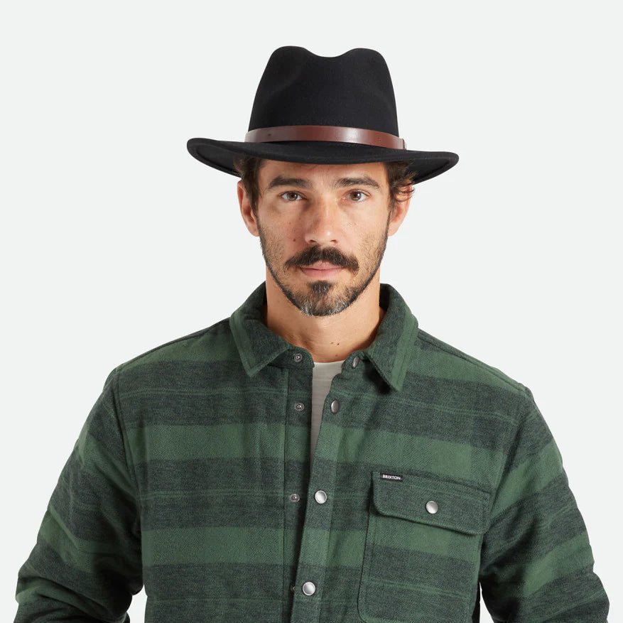 Brixton Messer Fedora - Standard - City Hatters