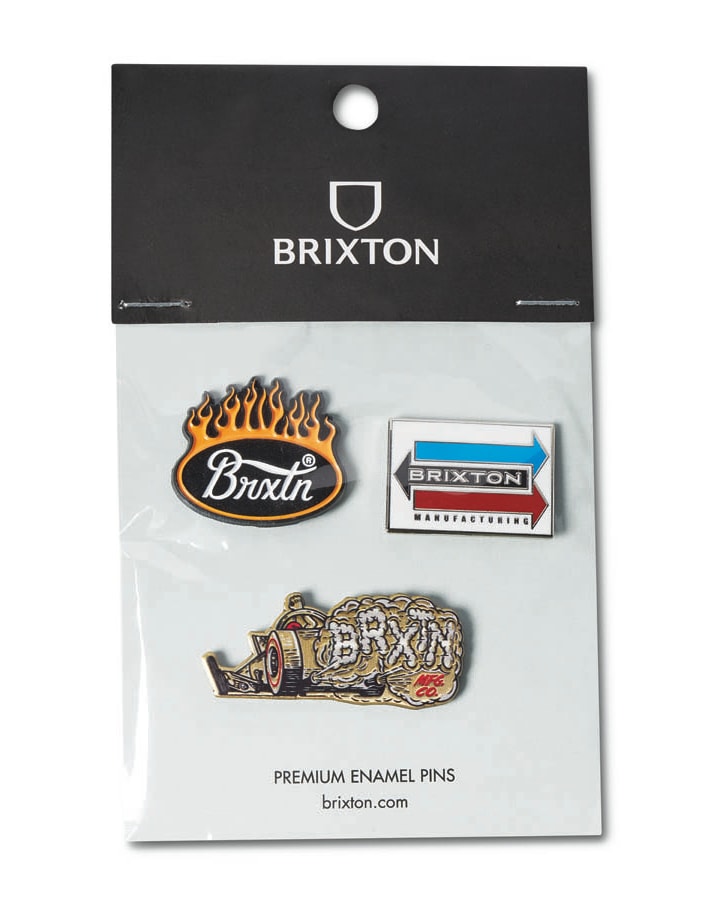 Brixton `Flame' Pin Set