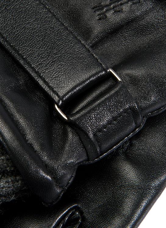 Dents Henley Men's Warm-Lined Touchscreen Leather Gloves