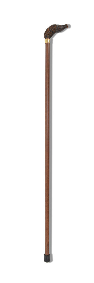 Fox Umbrellas Ltd. Horse Head Walking Stick - Brown Finish