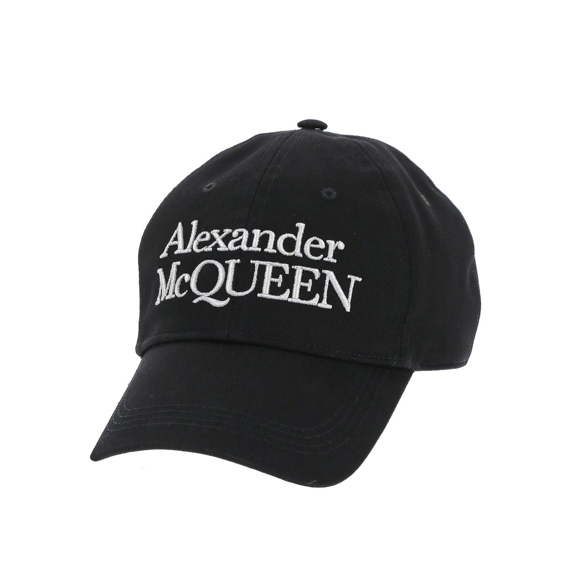 ALEXANDER McQUEEN Cap BLACK/WHITE - City Hatters