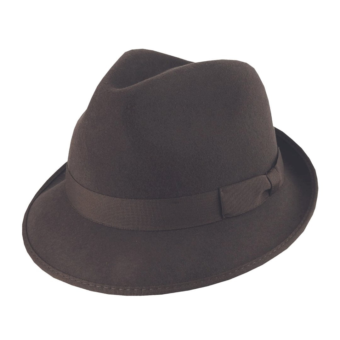 Avenel Angus Wool Felt Trilby - City Hatters