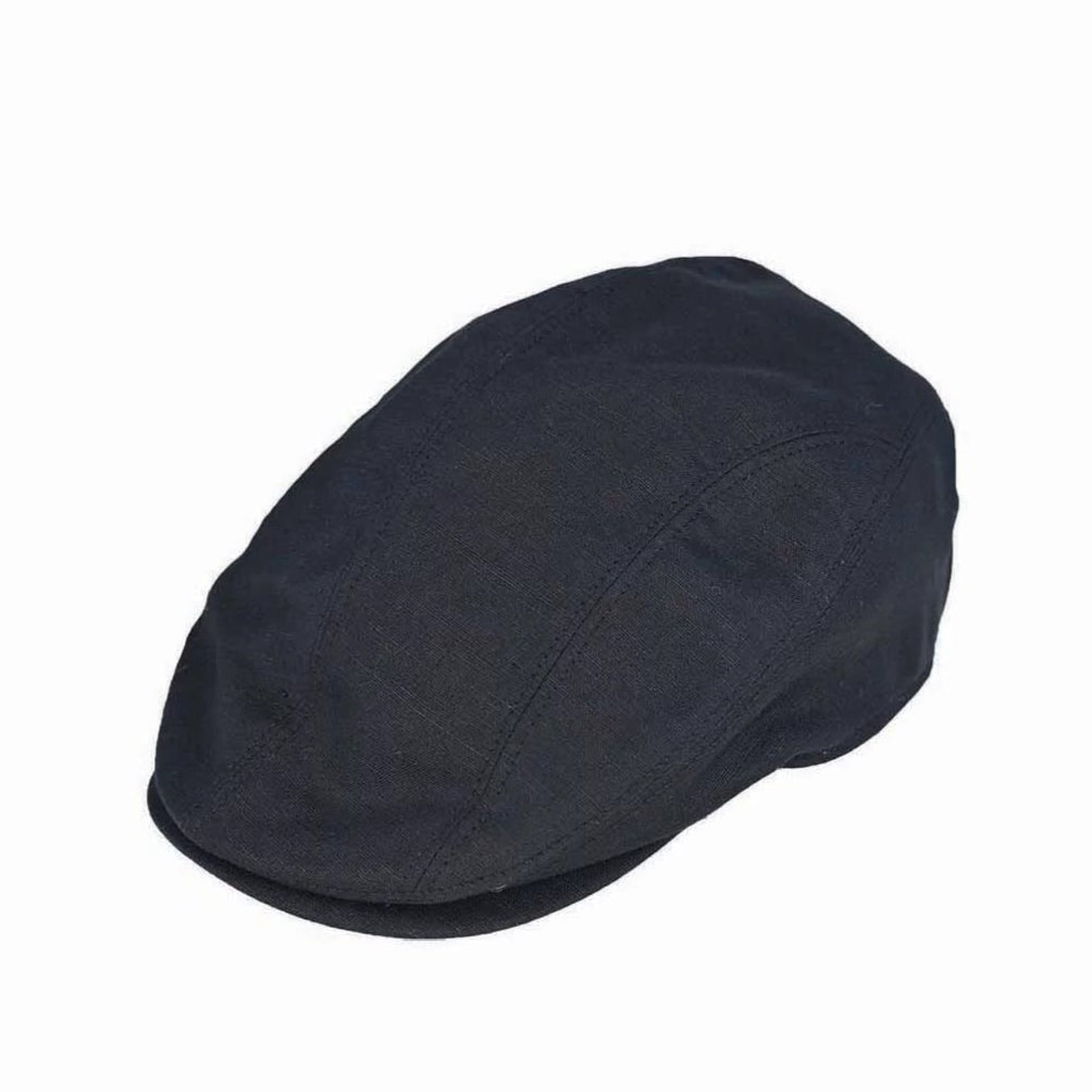 Avenel Aspen Linen Cotton Duckbill Cap - City Hatters