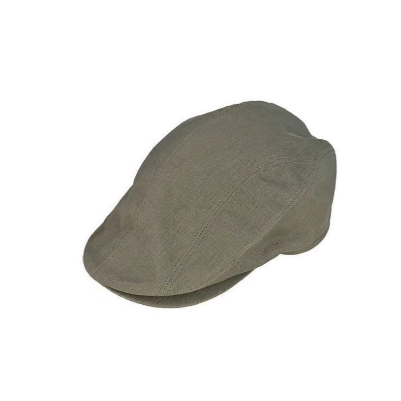 Avenel Aspen Linen Cotton Duckbill Cap - City Hatters