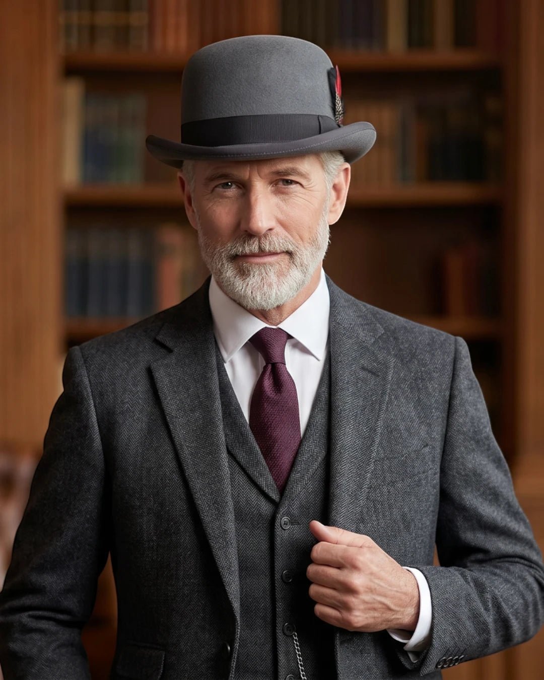 Avenel Charlie Wool Felt Bowler - City Hatters
