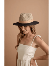 Avenel Dune Tweed - braid Fedora - City Hatters