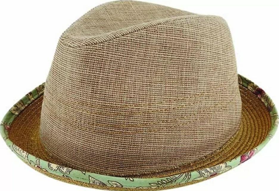 Avenel Edged - Brim Cotton & Braid Trilby - City Hatters