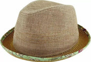 Avenel Edged - Brim Cotton & Braid Trilby - City Hatters