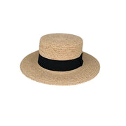 Avenel Nelly Ladies Raffia Boater - City Hatters