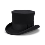 Avenel Wool Felt Coachman Top Hat - City Hatters