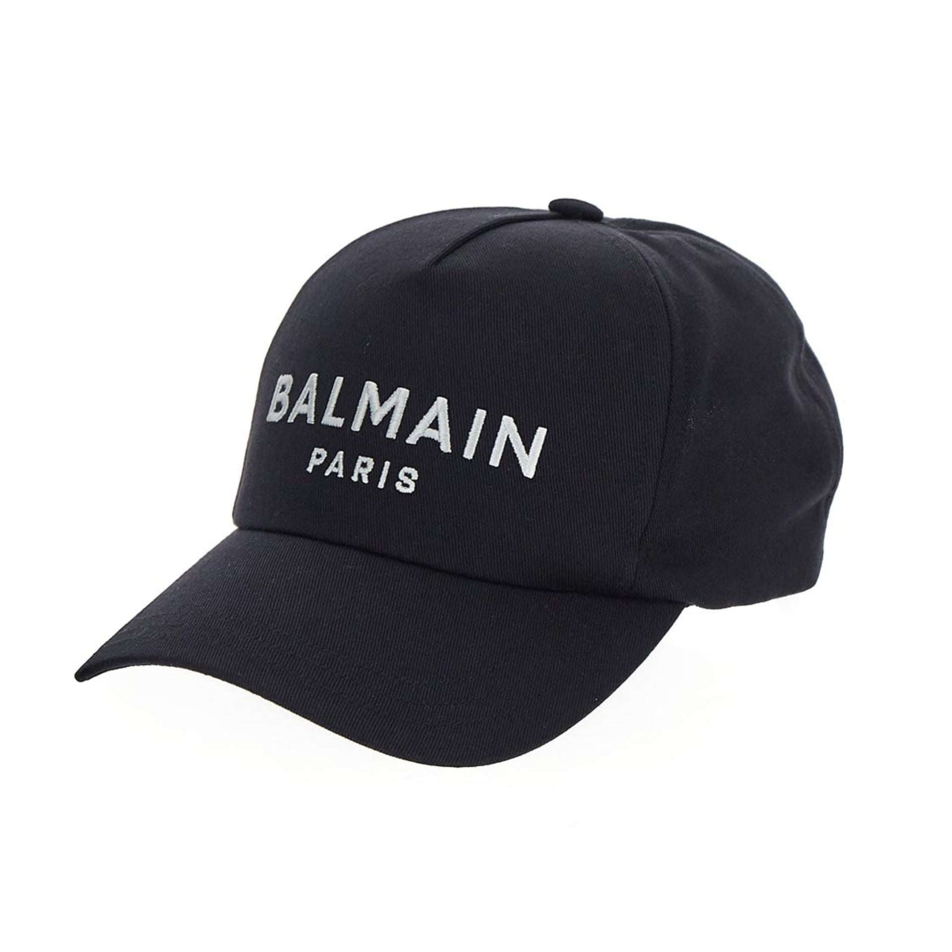 BALMAIN Cap BLACK/WHITE - City Hatters