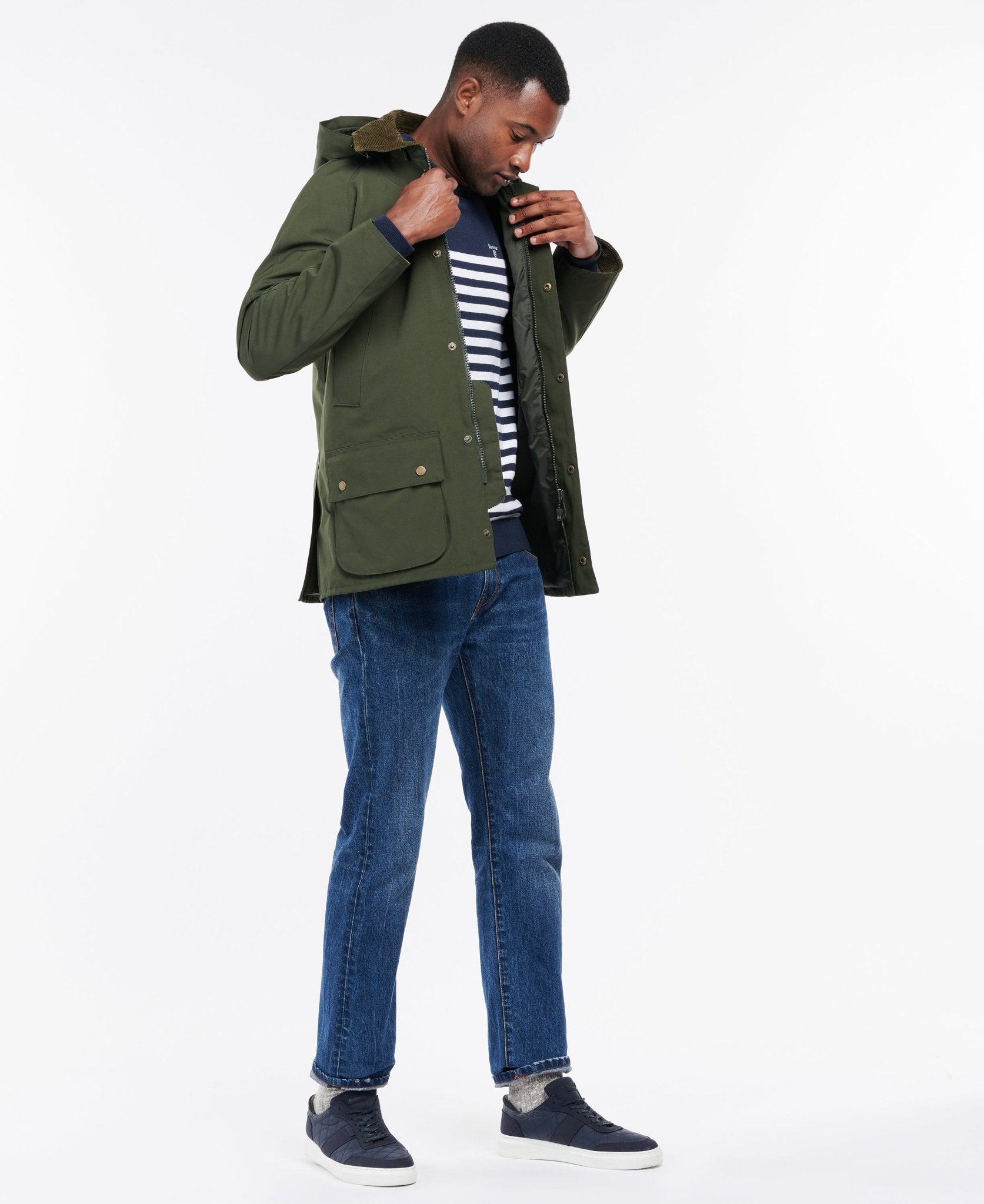 BARBOUR Waterproof Ashby Jacket SAGE - City Hatters