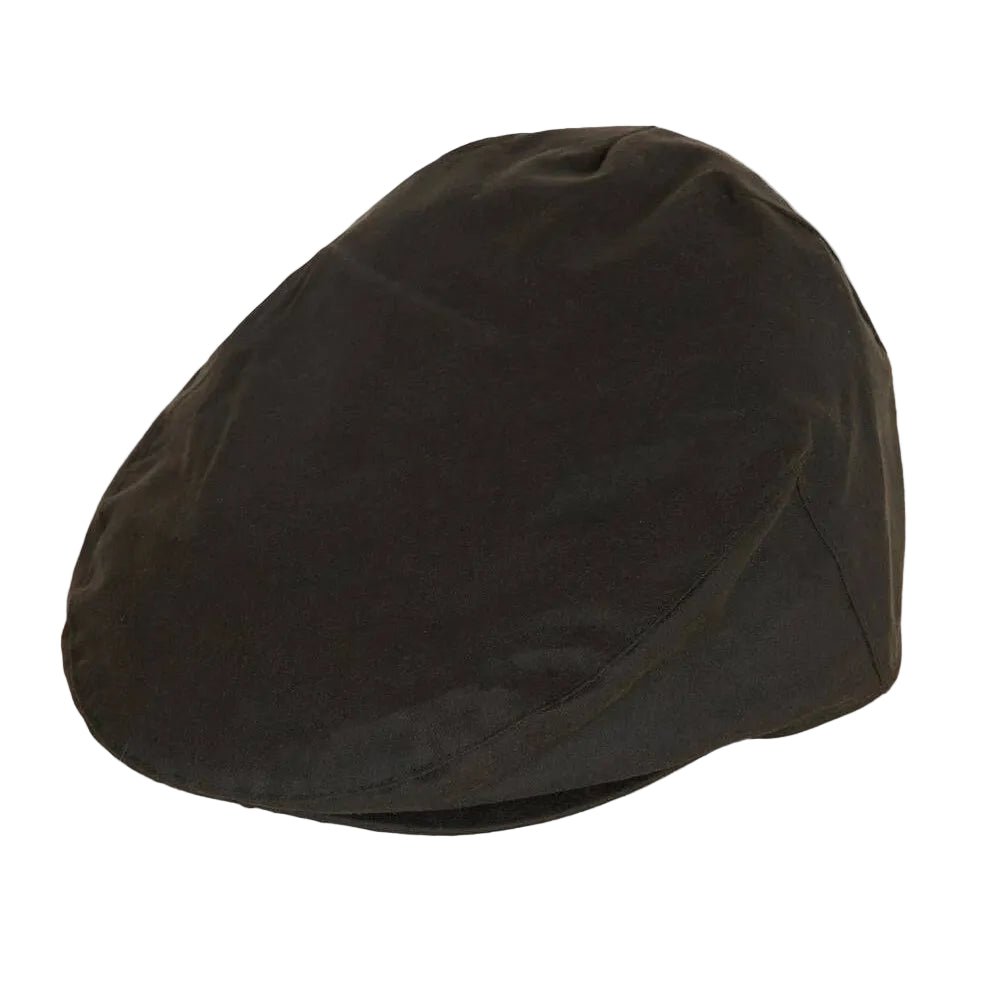 Barbour Waxed Cotton Flat Cap - City Hatters