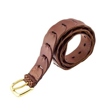 Barmah `Broken Hill' Kangaroo Leather Belt - City Hatters