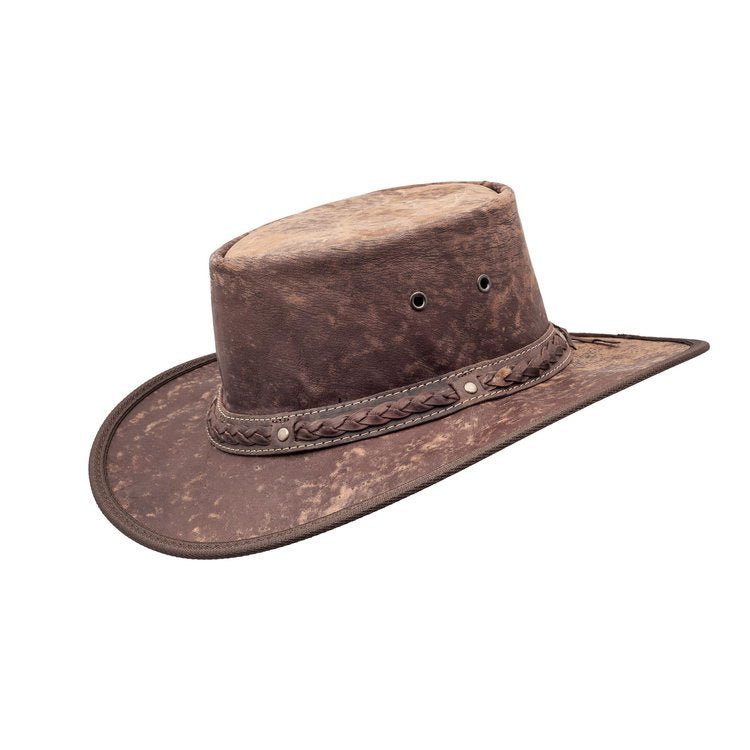 Barmah Crackle Kangaroo Squashy Hat City Hatters