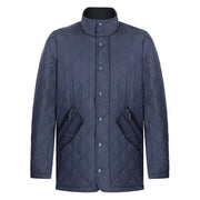 BEAUCAIRE Windsor Quilted Jacket NAVY REG - City Hatters