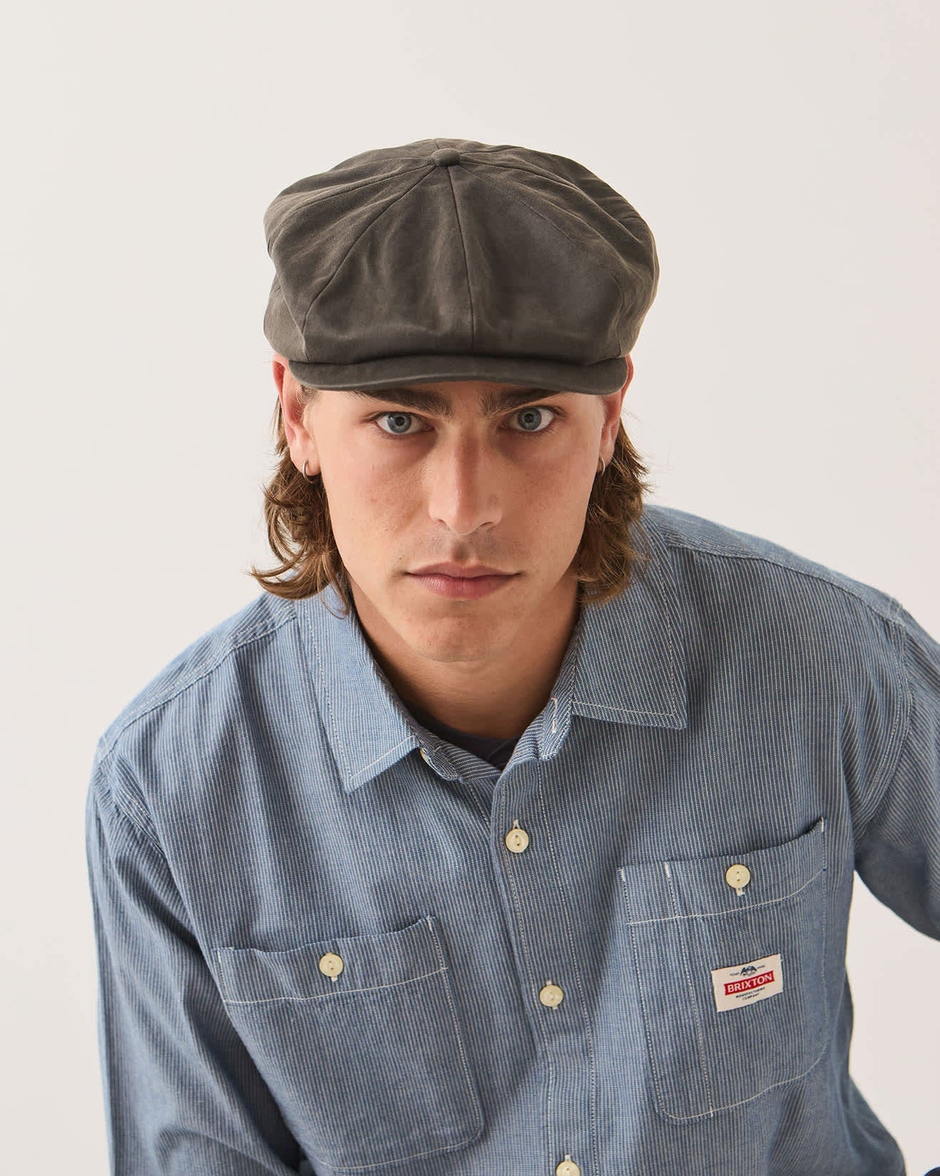 Brixton Baggy Bood - Faux Leather - City Hatters