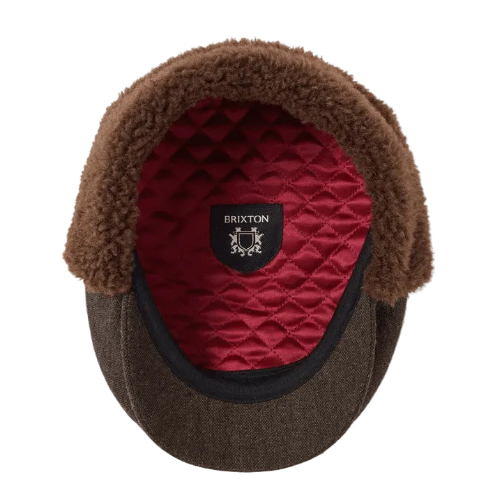 Brixton Barrel Earflap Flat Cap - City Hatters