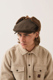 Brixton Barrel Earflap Flat Cap - City Hatters