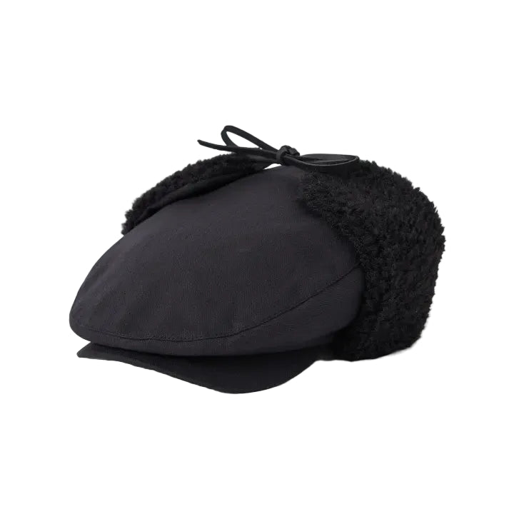 Brixton Barrel Earflap Flat Cap - City Hatters