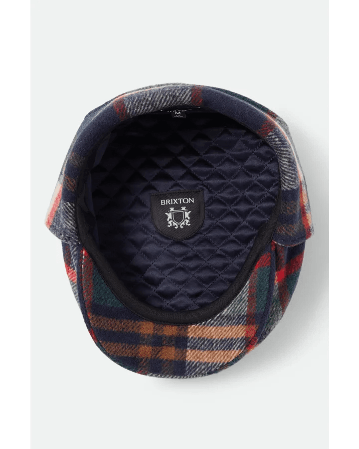 Brixton Barrel Earflap Flat Cap - City Hatters