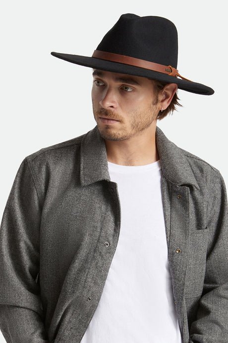 Brixton Field Broad Brim Unisex Fedora