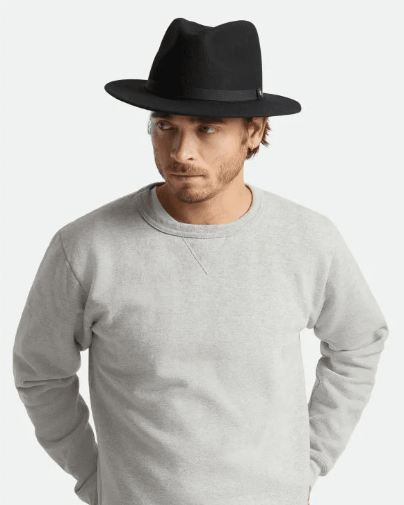 Brixton Messer Packable Fedora - Seasonal - City Hatters