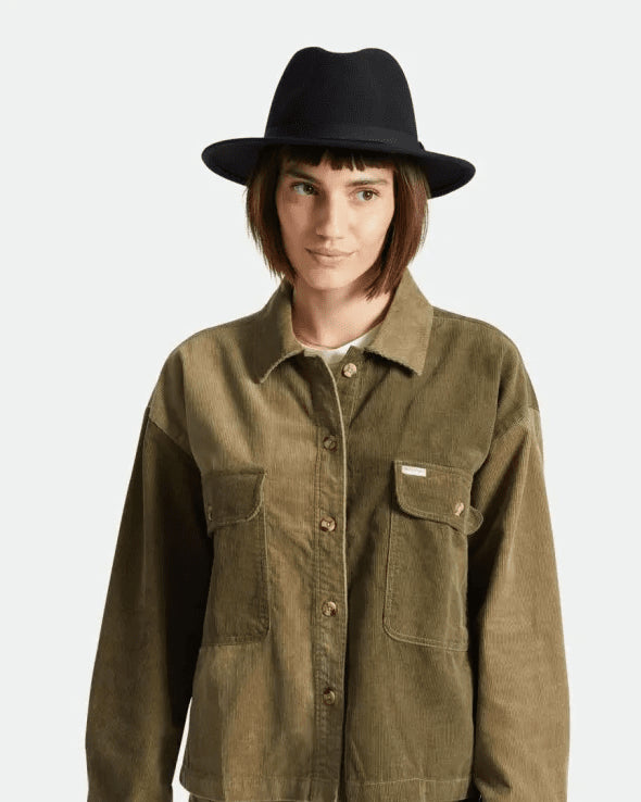Brixton Messer Packable Fedora - Seasonal - City Hatters
