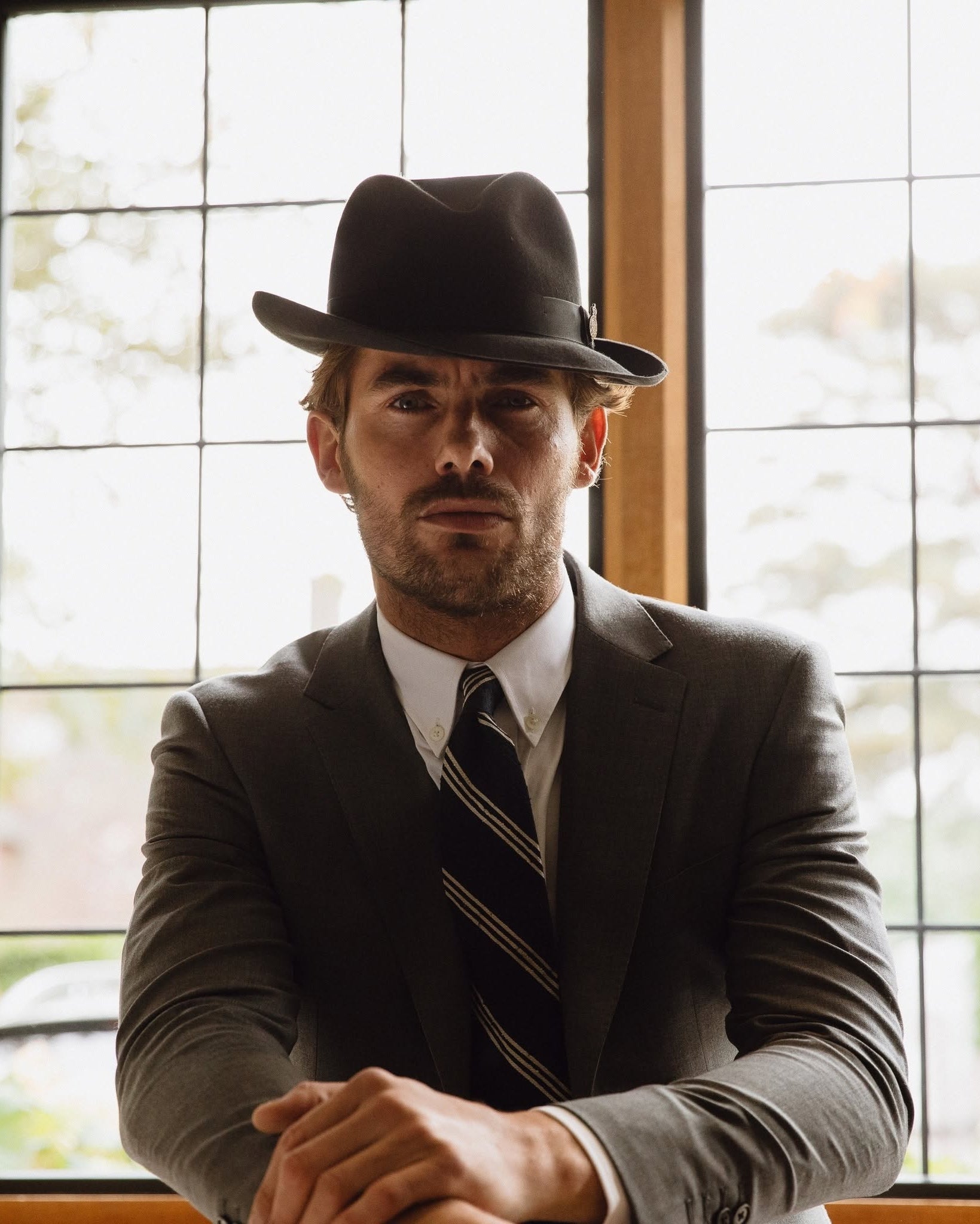 Christys' Foldaway Fur Felt Fedora - City Hatters