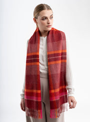 Dalcielo Check/Stripe Alpaca Scarf - City Hatters