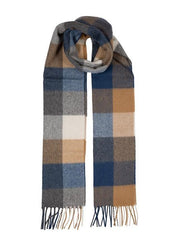 Dents Cashmere Scarf - Check - City Hatters