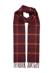 Dents Cashmere Scarf - Check - City Hatters