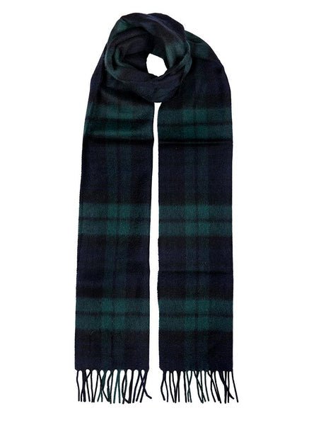 Dents Cashmere Scarf - Tartan - City Hatters