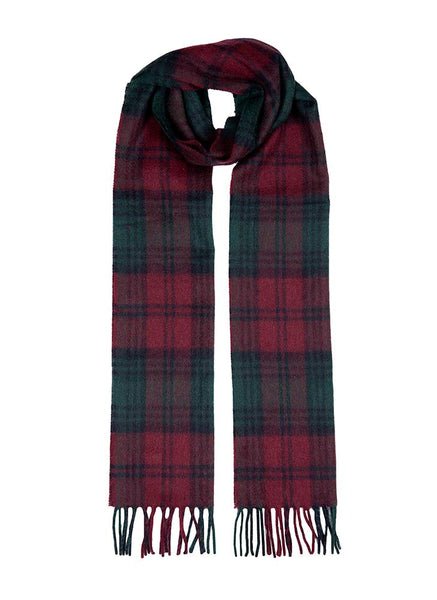 Dents Cashmere Scarf - Tartan - City Hatters