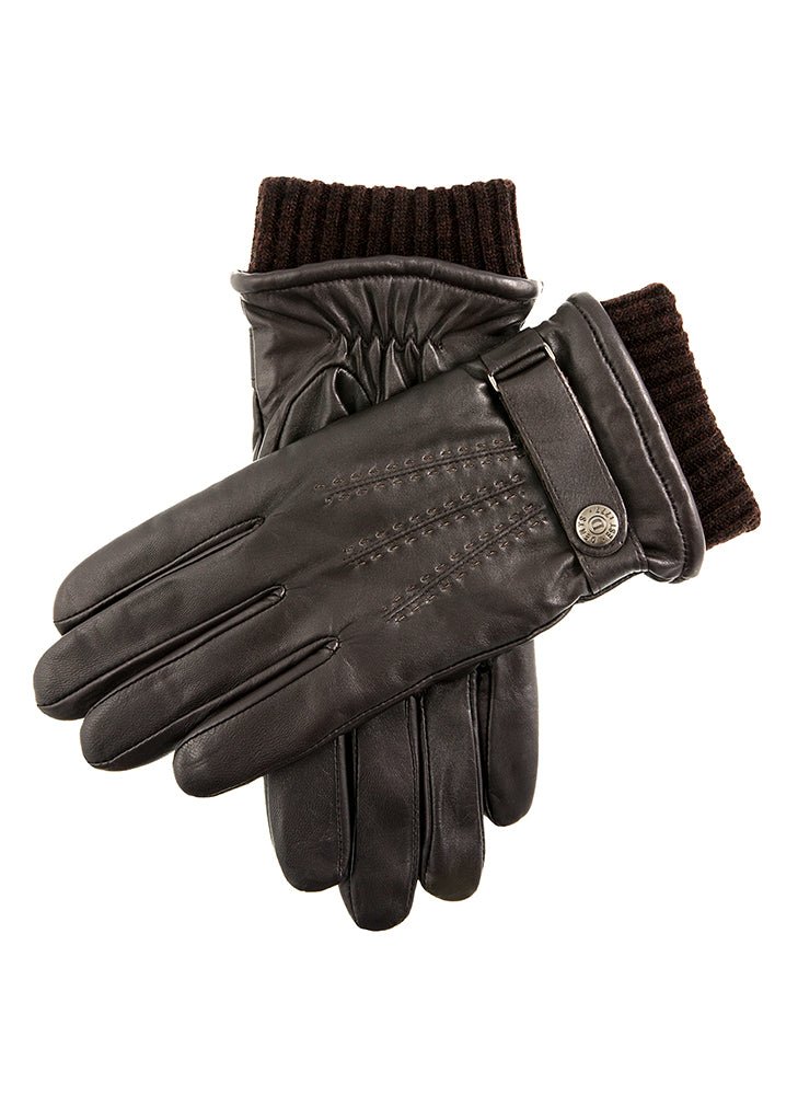 Dents Henley Men's Warm - Lined Touchscreen Leather Gloves - City Hatters