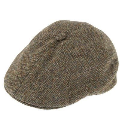 Dents Longham Tweed Drivers Cap - City Hatters