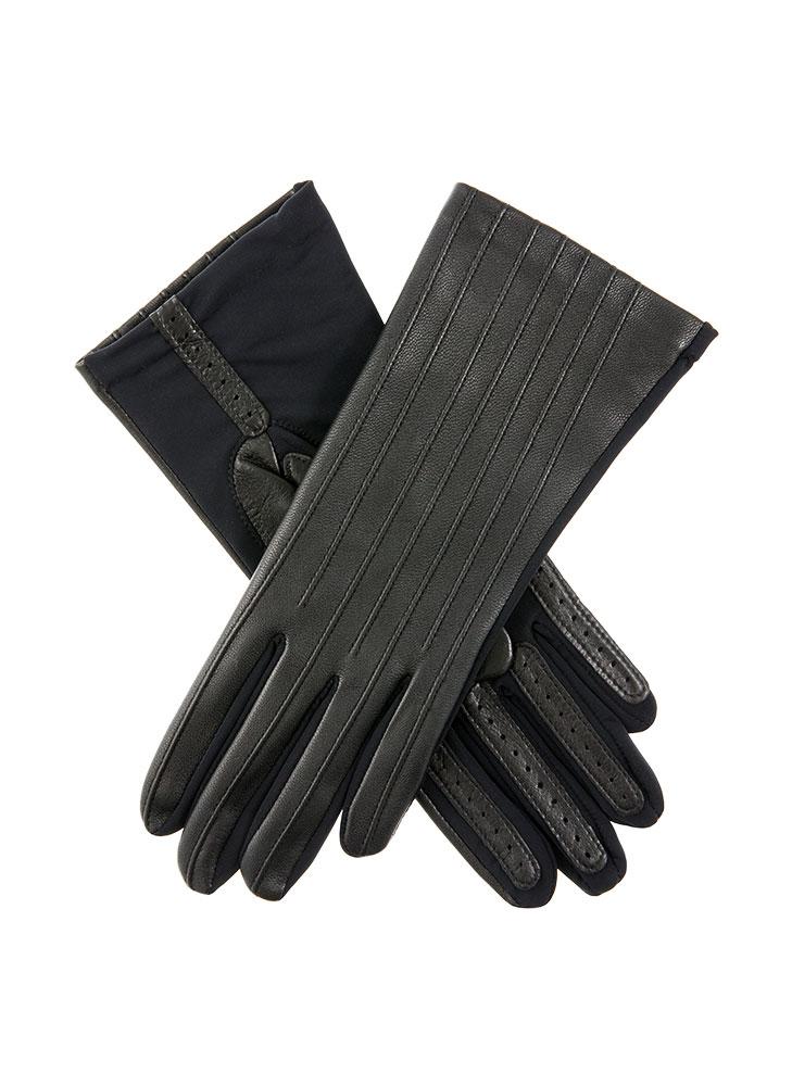 Dents Olivia Leather and Elastane Gloves - City Hatters