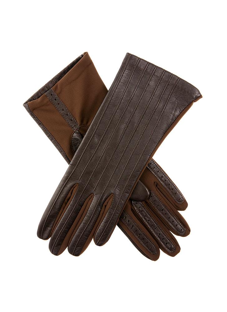 Dents Olivia Leather and Elastane Gloves - City Hatters