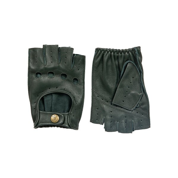 Dents Snetterton Men's Fingerless Leather Driving Gloves - City Hatters