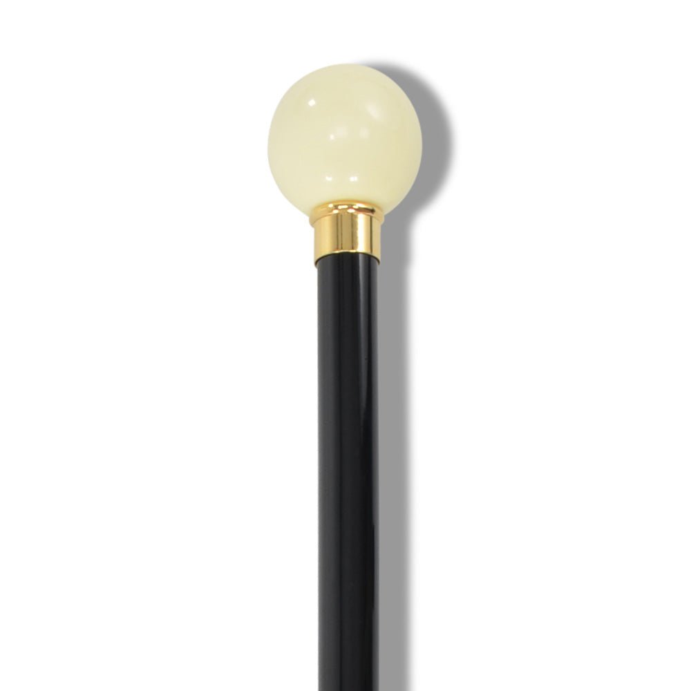 Fox Umbrellas Ltd. Ivorine Ball Topped Cane - City Hatters