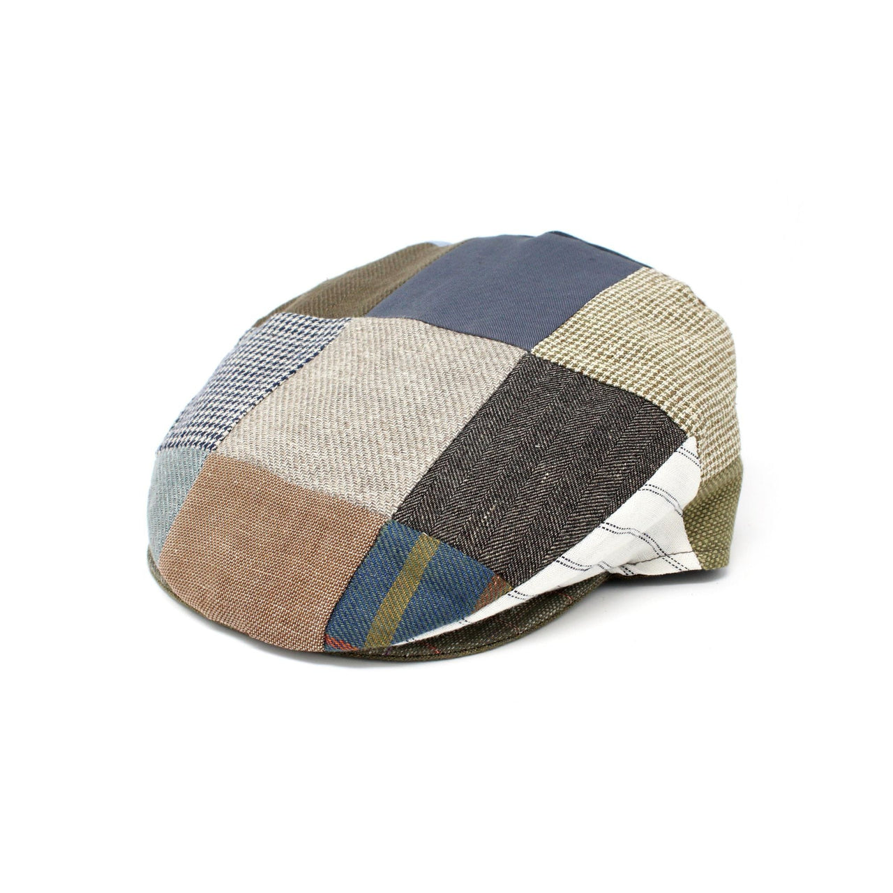 Hanna Patchwork Linen Vintage Cap - City Hatters