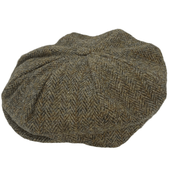 Hanna Tweed 8 - piece Bakerboy Cap - City Hatters