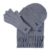 Henry Bucks Merino Wool Beanie Gloves & Scarf Set - City Hatters