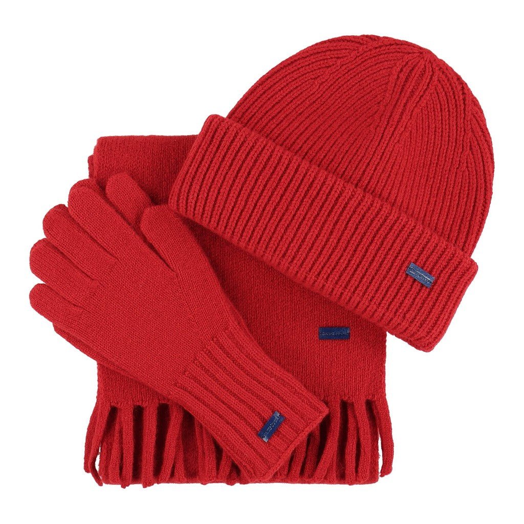 Henry Bucks Merino Wool Beanie Gloves & Scarf Set - City Hatters