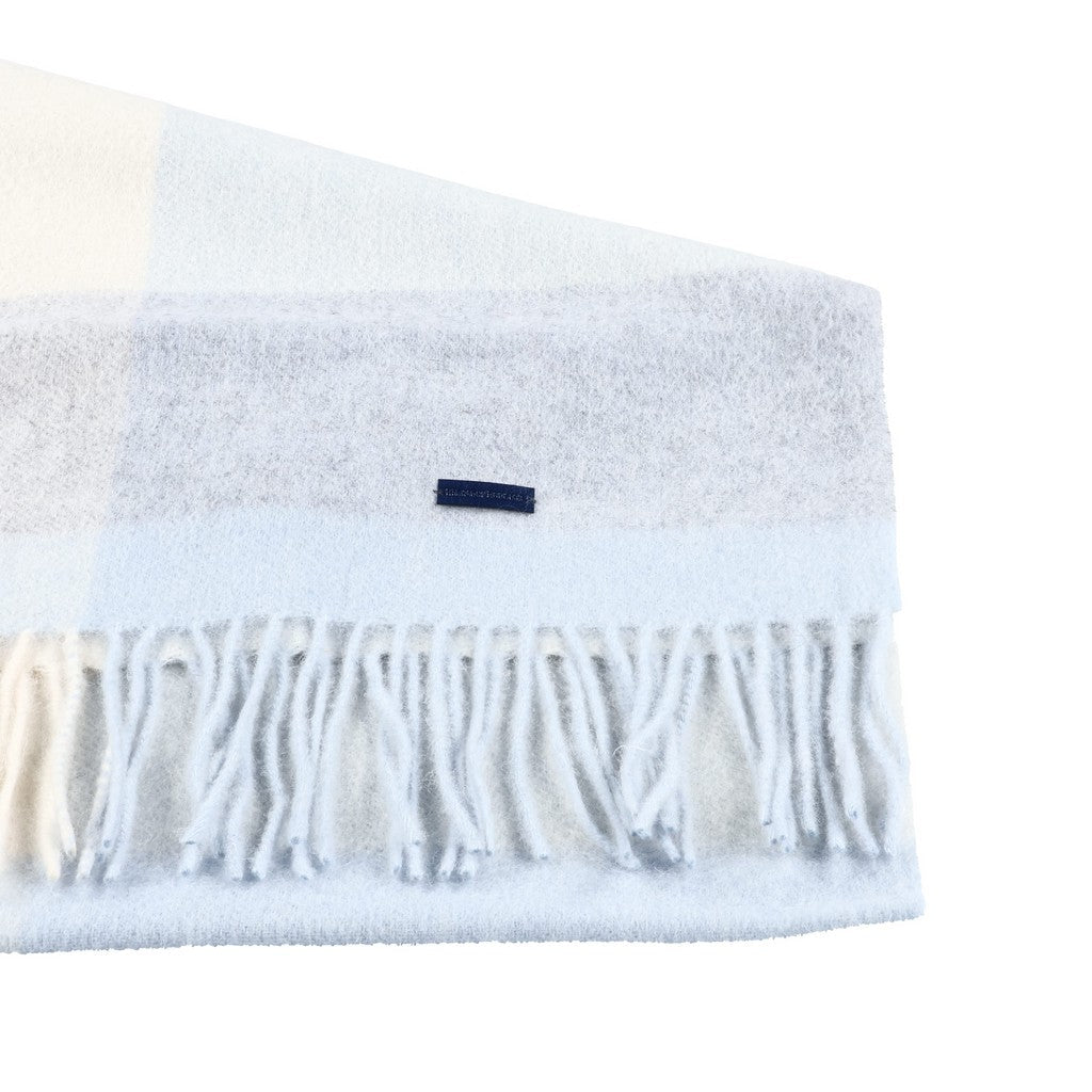 Henry Bucks Merino Wool Check Scarf - City Hatters