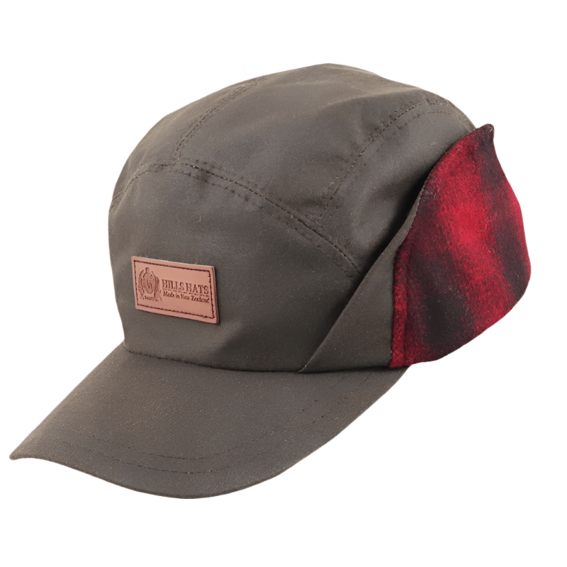Hills Hats Orongorongo Oilskin Flap Cap - City Hatters
