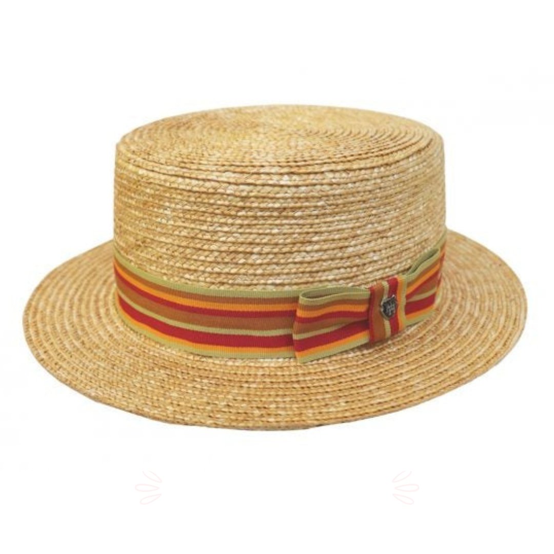 Hills Hats Standard Straw Boater - City Hatters